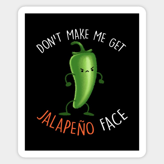 Jalapeno Face Sticker by tommartinart